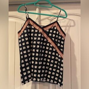 Ann Taylor New with Tags Medium Strappy Cotton Tank Top Linen Blend